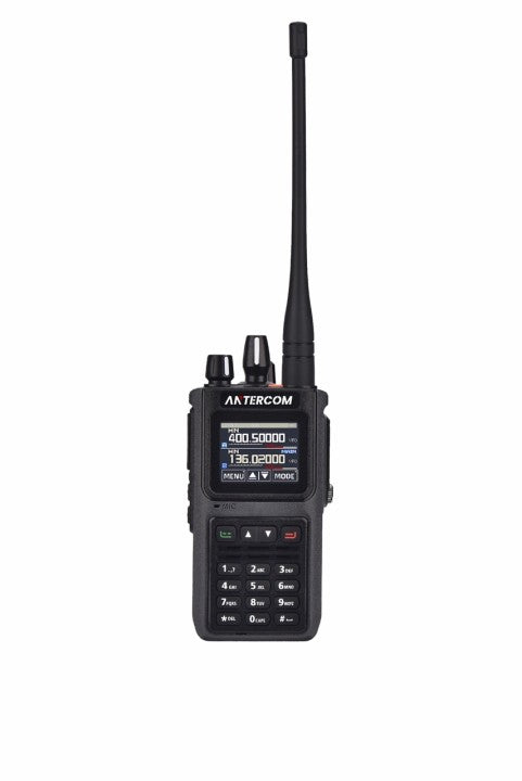 ANTERCOM UVA1: Dual Band Handheld Transceiver with Aviation Reception, IP68 Waterproof Rating, and Advanced Features